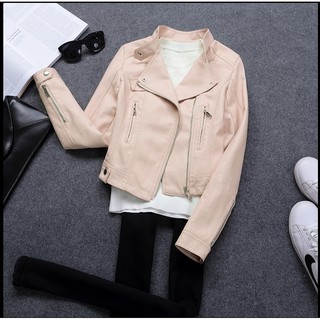 ÁO KHOÁC DA NỮ CAO CẤP NEW EUROPEAN PU LEATHER JACKET