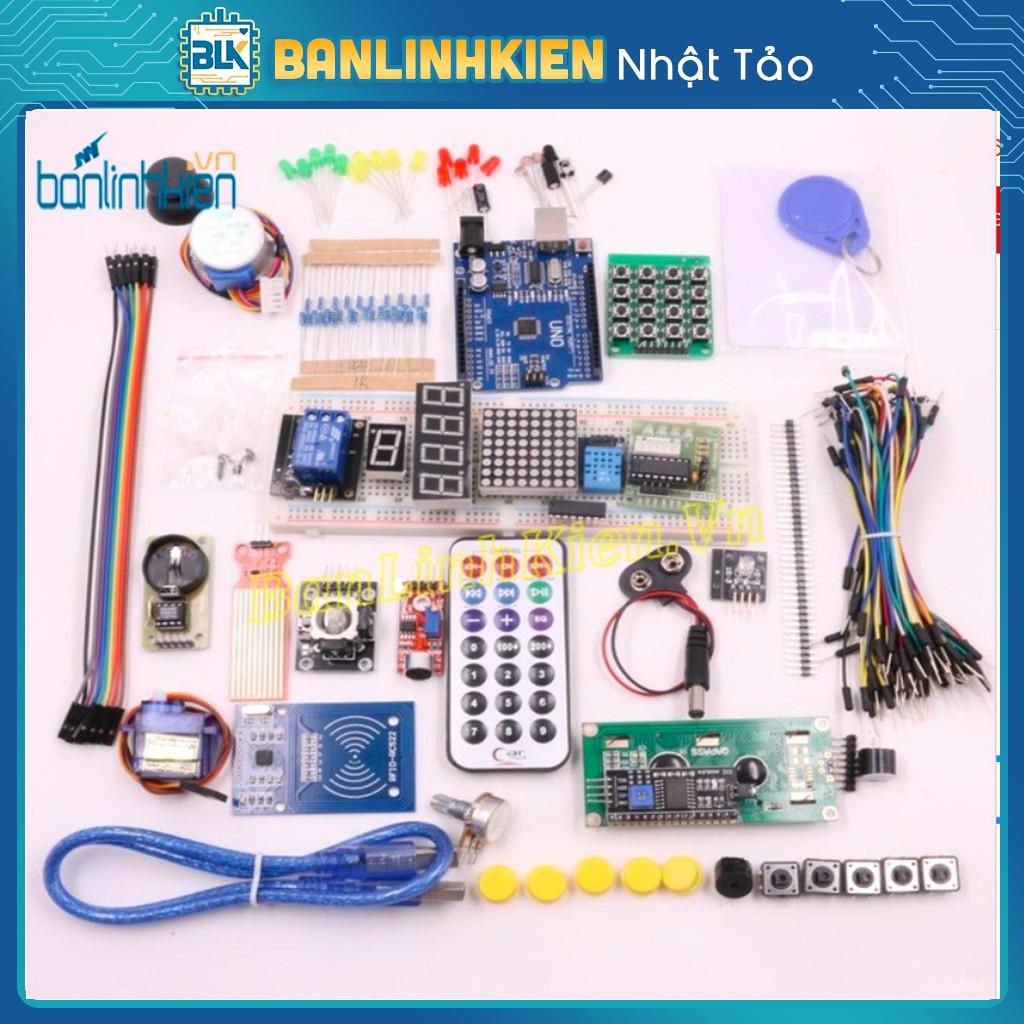 Bộ Kit Học Tập Arduino UNO R3 RFID Bản Nâng Cao Dành Cho Sinh Viên Học Lập Trình