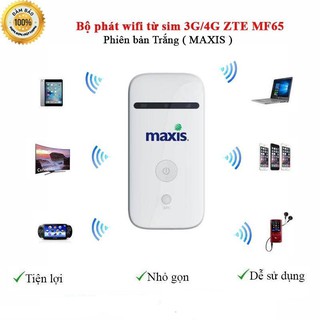 Bộ Phát WIFI Từ Sim 3G/4G MAXIS Chuẩn ZTE-BH 12 Tháng