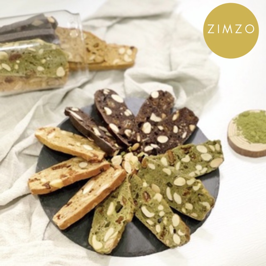 Bánh BISCOTTI ăn kiêng, bánh hạt nguyên cám  giảm cân mix 3 vị 250g SOOYUN | BigBuy360 - bigbuy360.vn