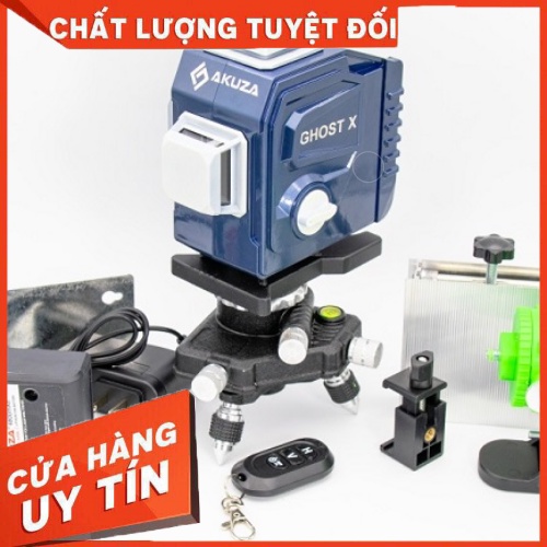 Máy cân bằng laser 12 tia Akuza Ghost X