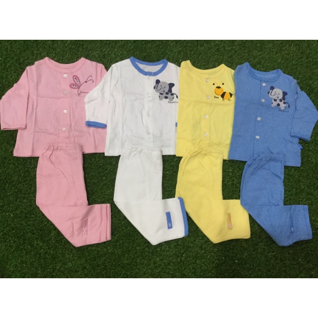 Bộ sơ sinh lullaby cúc giữa