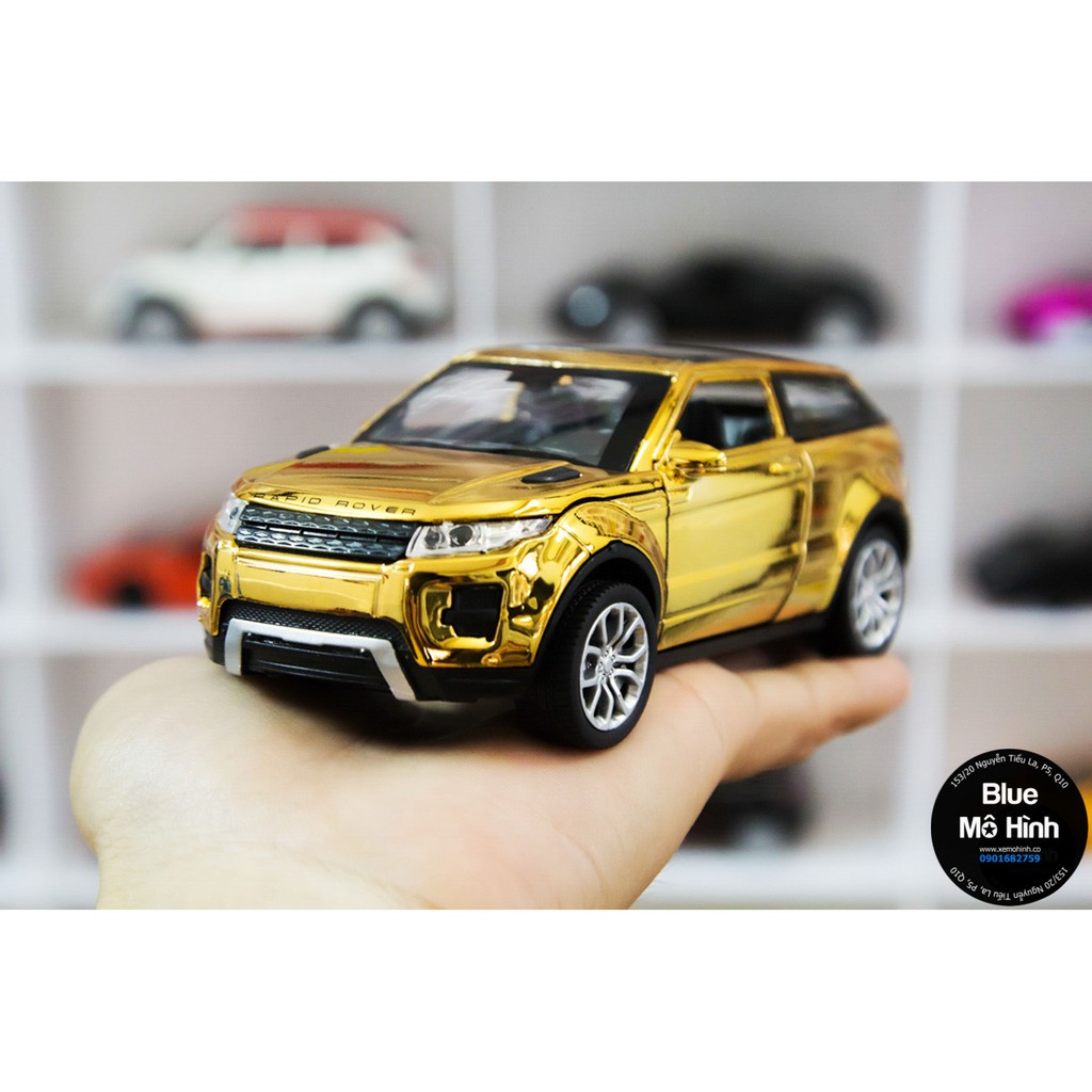 Blue mô hình | Xe mô hình Range Rover Evoque Crom tỷ lệ 1:32