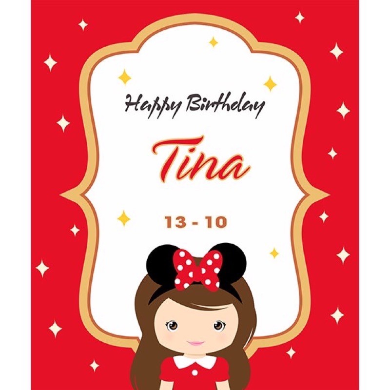 Backrop Thiết kế Tên Kiểu Hàn Quốc Bé Rất Thích Thú 🥰