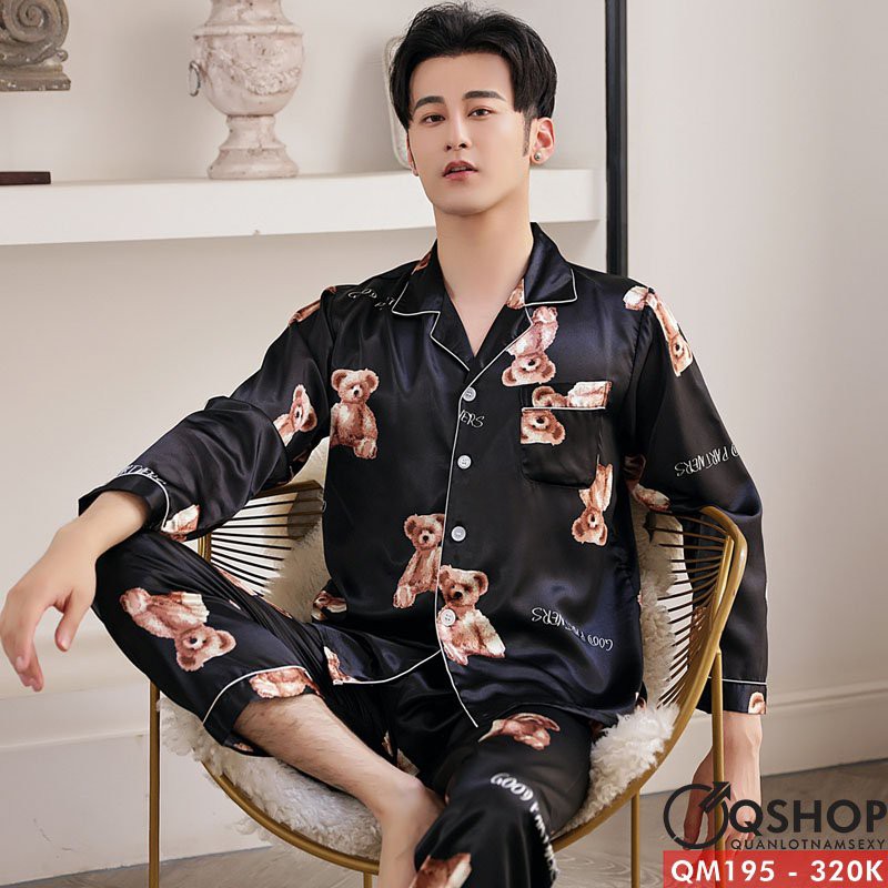 BỘ ĐỒ PIJAMA NAM CAO CẤP QSHOP QM195