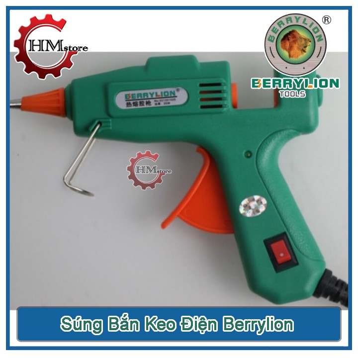 Súng bắn keo Berrylion Chính hãng - Súng bắn keo lên đến 100w