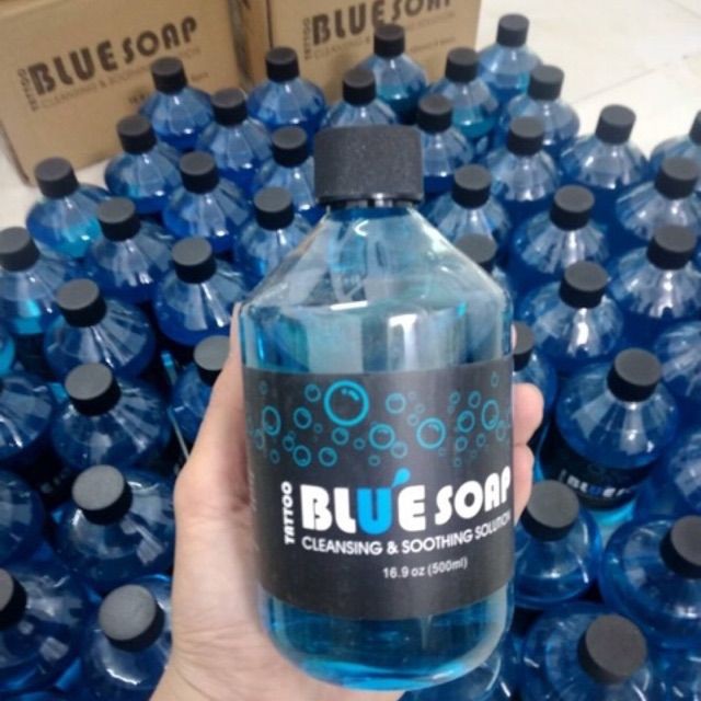 Bluesoap chính hãng USA  lau mực vệ sinh hình xăm