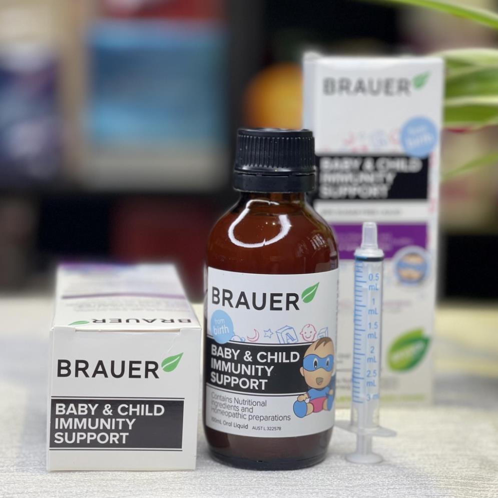 Siro Tăng Đề Kháng Brauer Immunity 100ml date