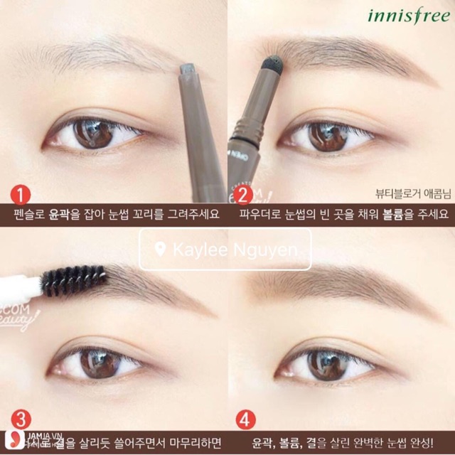 CHÌ KẺ MÀY INNISFREE AUTO EYEBROW PENCIL | BigBuy360 - bigbuy360.vn