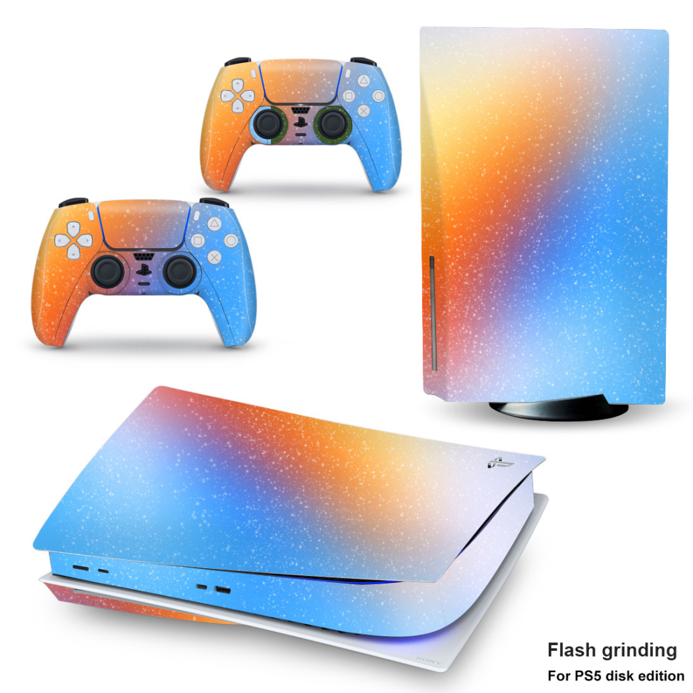 Miếng Dán Bảo Vệ Tay Cầm Chơi Game Ps5 Bằng Vinyl Cho Playstation 5 Kèm 2 Bộ Điều Khiển