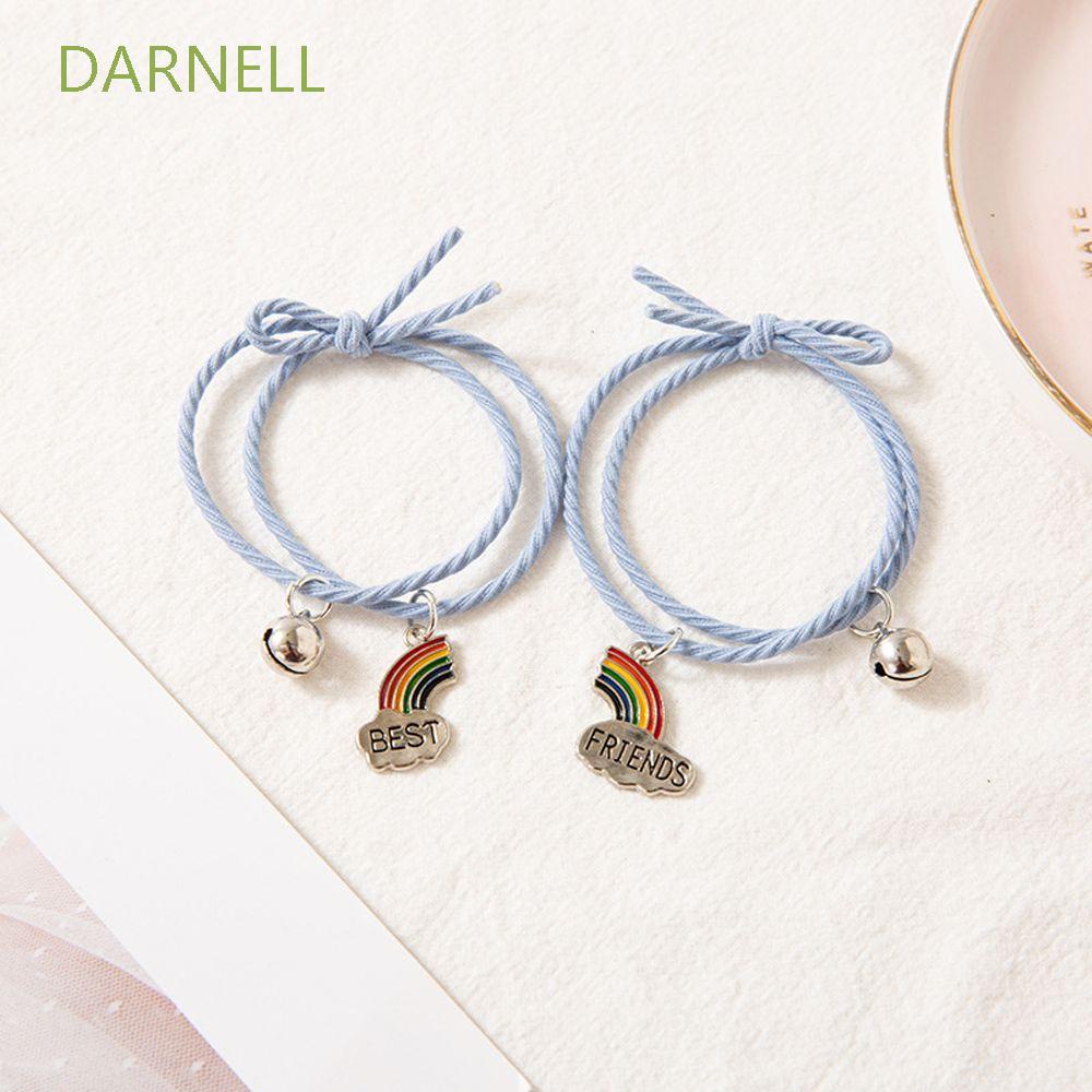 Bộ 2 vòng tay dây bện nhiều màu sắc thời trang