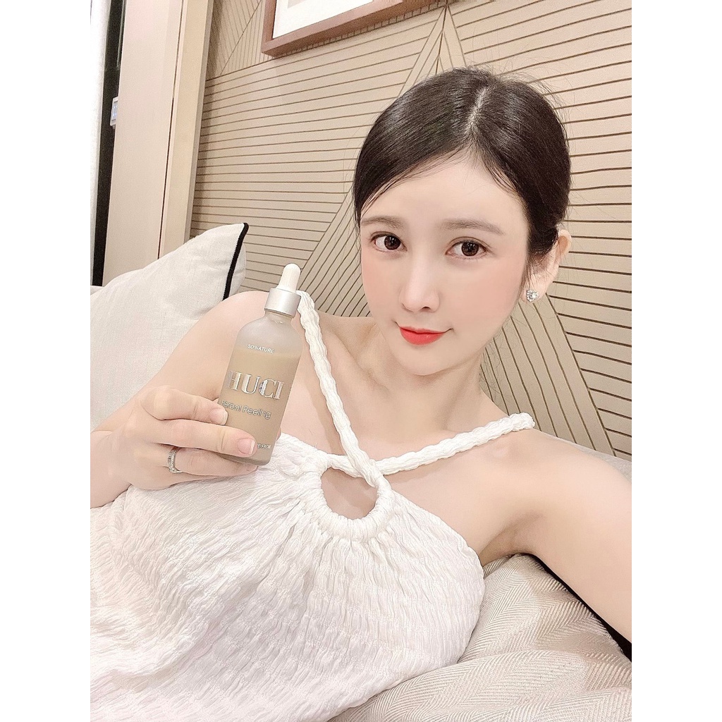 Tinh Chất HUCI Herbel Peeling ❤️[ CHÍNH HÃNG ] ❤️ Xóa Mụn Thâm, Chân Nám Tàn Nhang, Sẹo Rỗ Nâu Lăm, Se Khít Lỗ Chân Lông