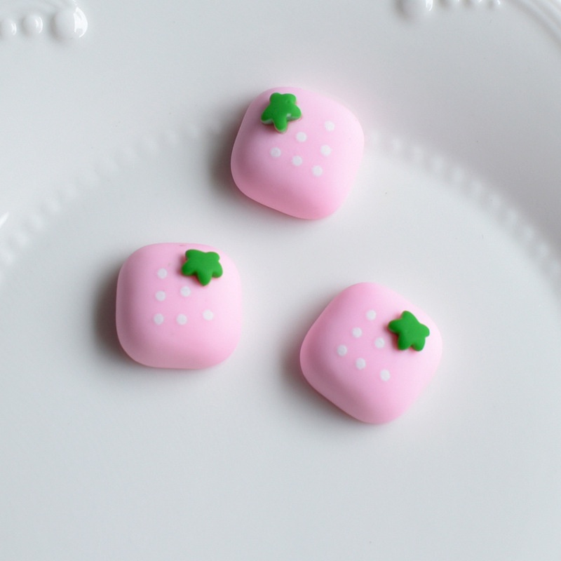 Bộ 10 Đồ Chơi Bóp Hình Thức Ăn / Gấu / Vịt Hoạt Hình Bằng Nhựa Resin Trang Trí Điện Thoại