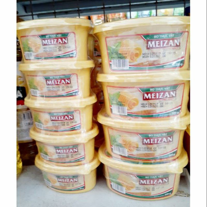 Bơ thực vật mezan hộp 200g