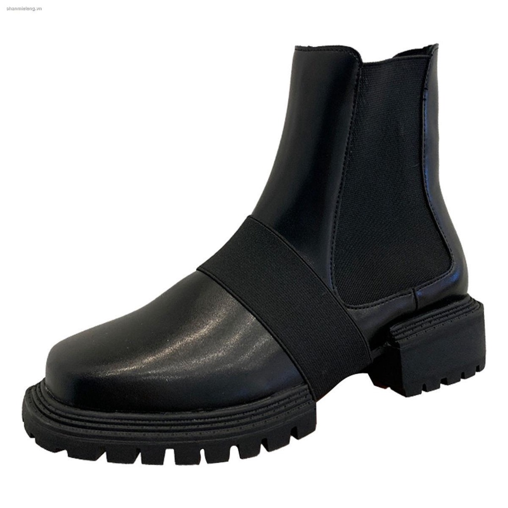 Giày Bốt Martin Cổ Thấp Đế Dày Phong Cách Anh Quốc Thời Trang Xuân Thu Mới Cho Nữ | BigBuy360 - bigbuy360.vn