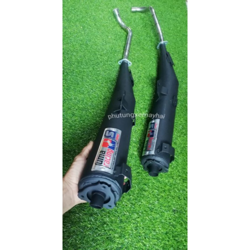 Pô exciter 135 giả zin tem uma đã chế cổ cho sirius Jupiter Taurus lắp như zin,pô êm tiếng zin và pô móc sẵn nỉ hơi