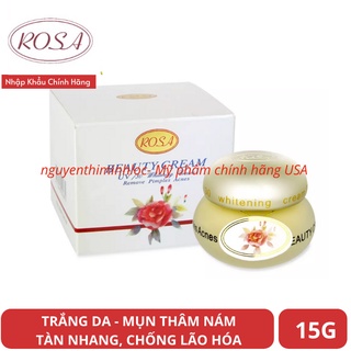 Kem dưỡng trắng da rosa whitening beauty cream uv/30 - 15g