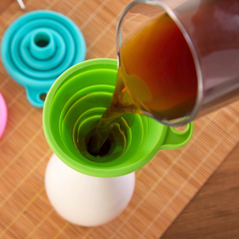 Phễu silicon mini có thể gấp gọn thiết kế cổ dài tiện dụng