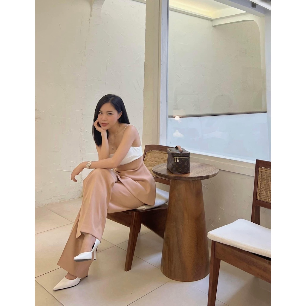 Sét áo quây mix quần suông