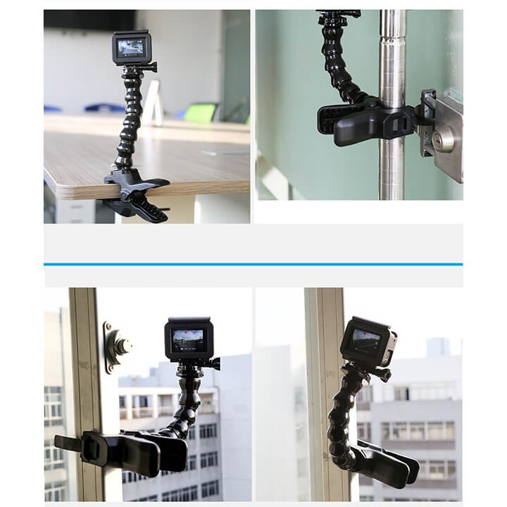 Kẹp GoPro đa năng Telesin ( Jaws Flex Clamp )