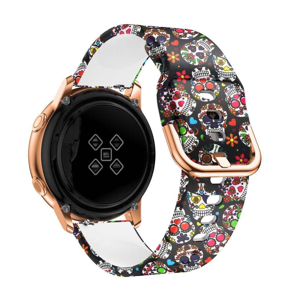 Dây Đeo Silicone 20mm 22mm Cho Đồng Hồ Samsung Galaxy Watch Active 2 40mm 44mm/ 3 41mm 45mm/ Huawei Gt 2 46 42mm