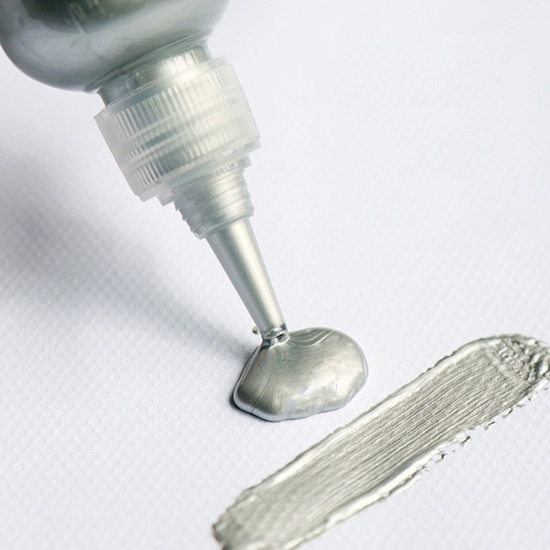 Bộ acrylic màu vàng ánh kim dùng sơn vẽ tường /kính / móng / vải / quần áo / cho bé vẽ nghệ thuật 60ml