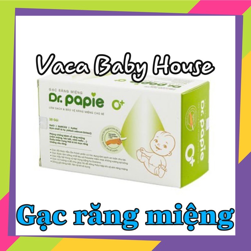 (HCM) Gạc răng miệng Dr Papie