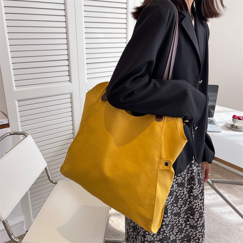 Túi tote IELGY đeo vai sức chứa lớn thời trang mùa xuân cho nữ