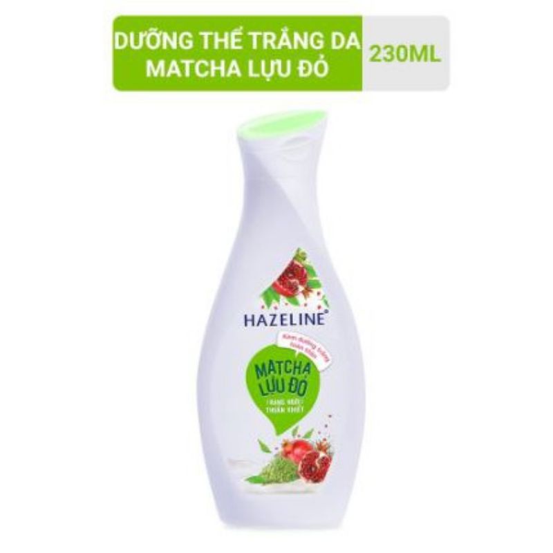 Dưỡng thể Hazeline matcha lựu đỏ yến mạch dâu tằm 230ml