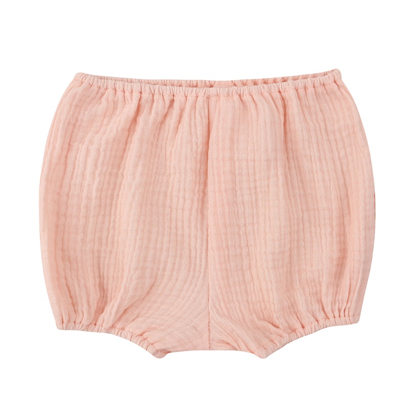 Quần Sooc Cotton Màu Trơn Hình Tam Giác Thời Trang Mùa Hè Cho Bé Gái Sơ Sinh