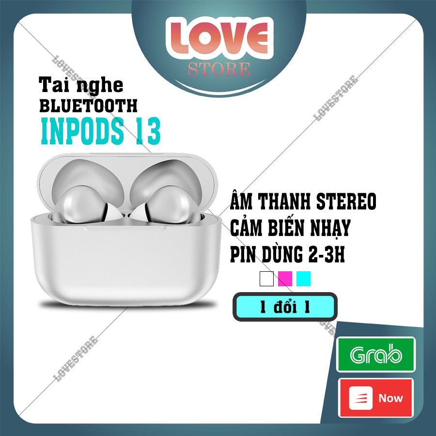 Tai Nghe Bluetooth Iphone Airpods 2 I13 Mini Pro 4 Không Dây Inpods - Âm Thanh Hay - Cảm Ứng Nhạy  Love.Case