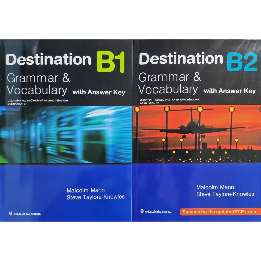 Sách - Combo 2 Cuốn: Destination B1 & B2 Grammar and Vocabulary ( Kèm Đáp Án )