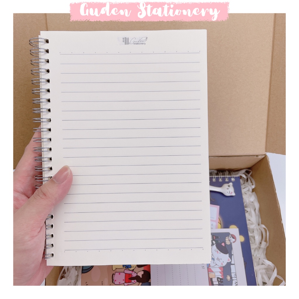 Hộp quà sổ tay mèo Lễ Hội_Guden Stationery