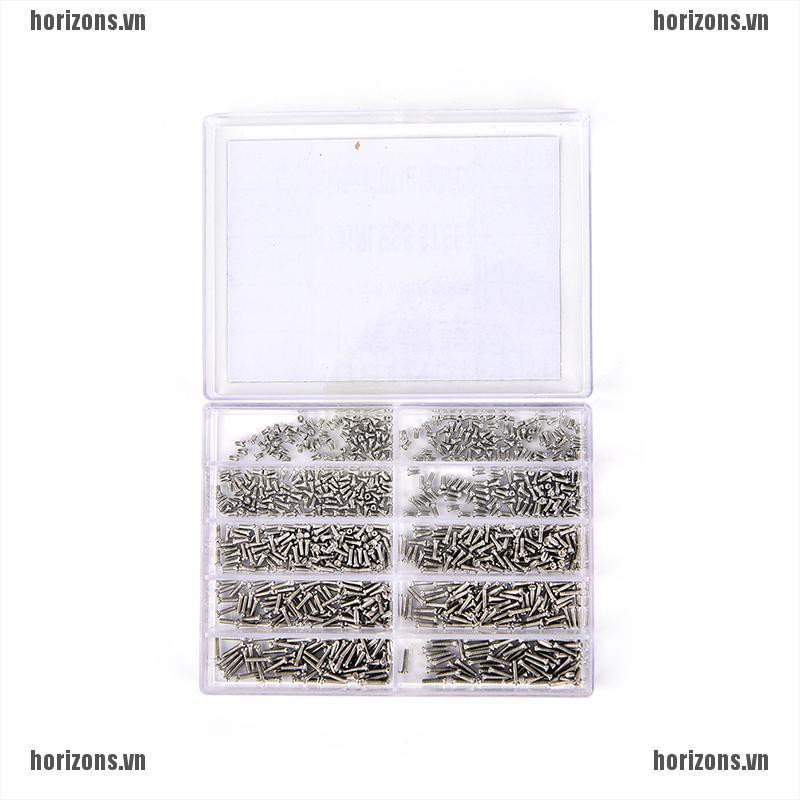 Set 1000 Ốc Vít Phụ Tùng Sửa Chữa Đồng Hồ Đeo Tay / Mắt Kính