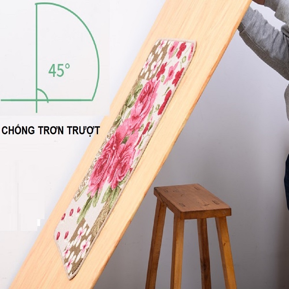 Thảm trải sàn trang trí cửa sổ chụp ảnh mặt Nỉ 60*40c lau chùi chân khô mã 27008