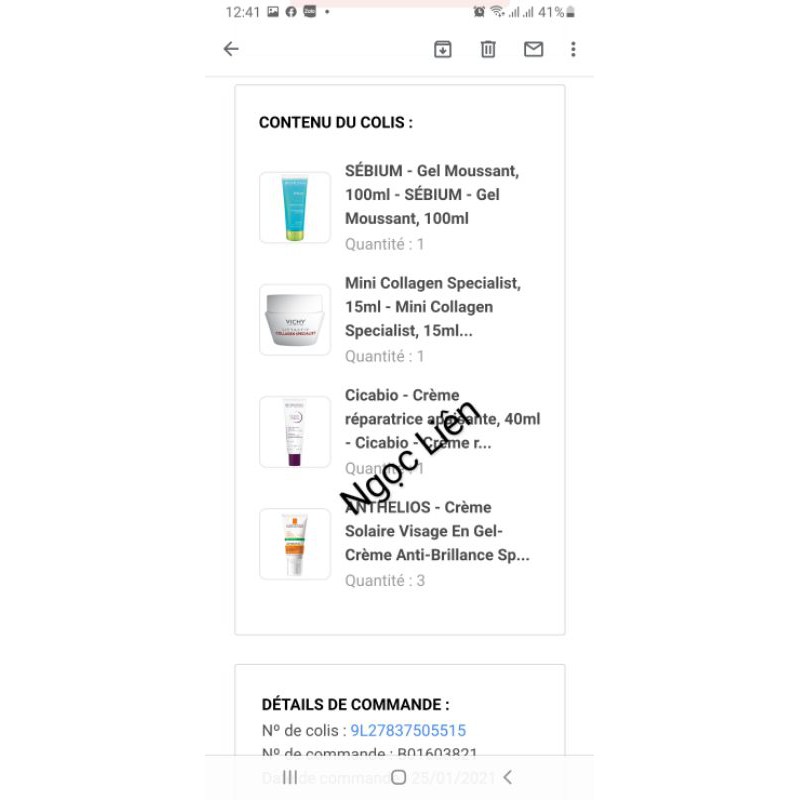 Sẵn Kem chống nắng La Roche-Posay Anthelios XL Gel SPF 50+ 50ml vạch xanh không hương liệu