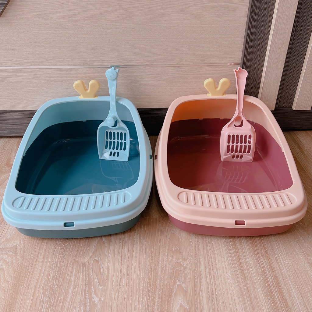 khay vệ sinh cho mèo size Lớn cao cấp 56x31x17cm
