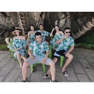 (Có bán lẻ) set đôi đi biển mẫu trễ vai