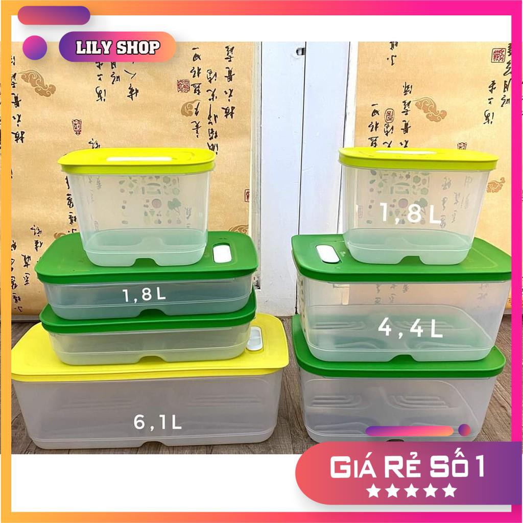 Bộ Hộp trữ mát có nút hô hấp Ventsmart (7 hộp) 🧡 FREESHIP 🧡 Tupperware🧡 | BigBuy360 - bigbuy360.vn