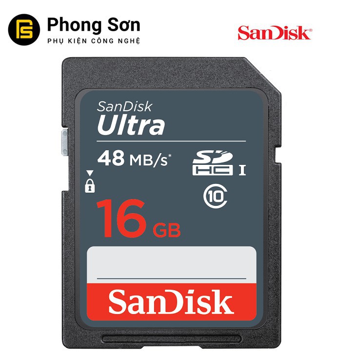 Nơi✙❐Thẻ nhớ SDHC 16GB Ultra 320x 48mb/s Sandisk | BigBuy360 - bigbuy360.vn