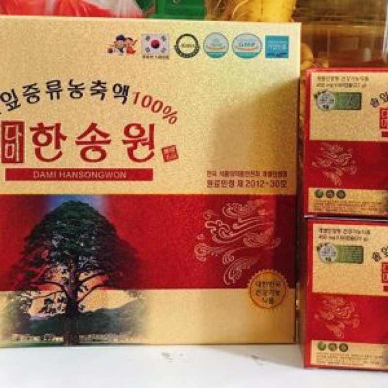 Tinh Dầu Thông Đỏ Chính Phủ Hàng Nội Địa Cao Cấp Dami Han Song Won 120 Viên