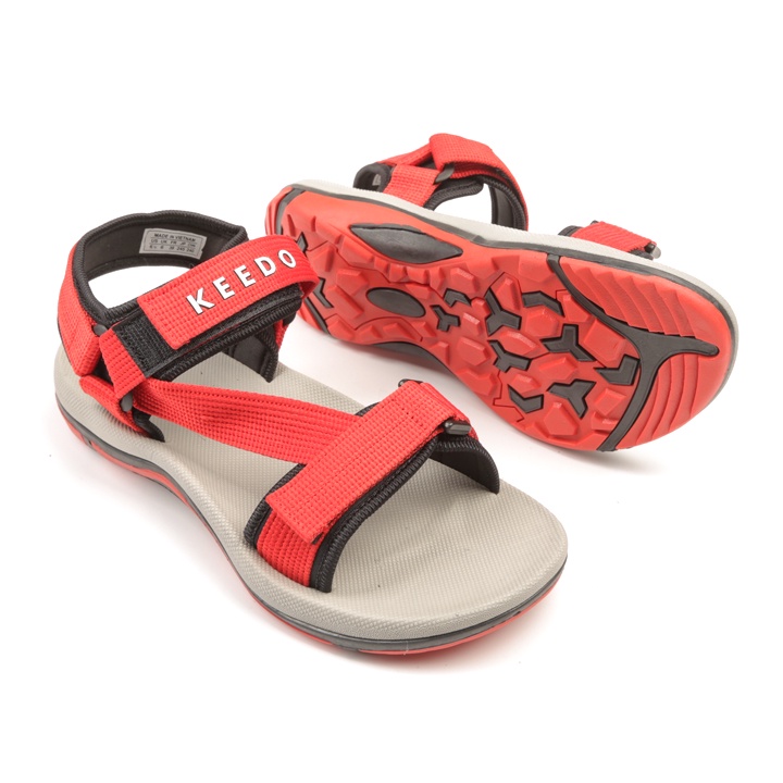Giày sandal nam KEEDO KDS03-1 quai chéo đi chơi, đi học, du lịch