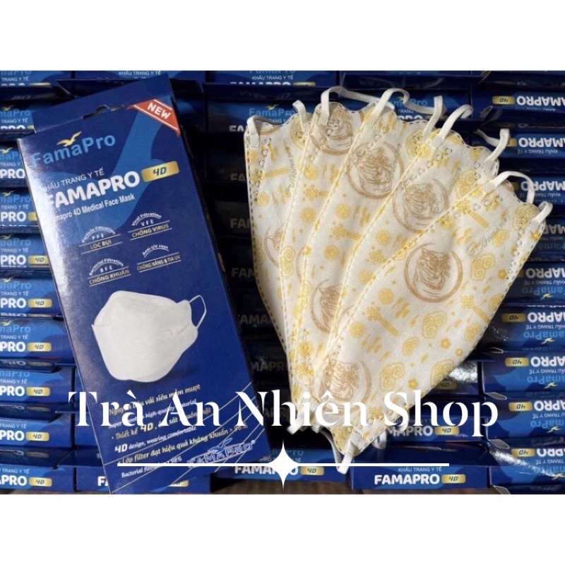 [4D KF94] FAMAPRO 4D Khẩu trang y tế cao cấp kháng khuẩn 3 lớp | BigBuy360 - bigbuy360.vn