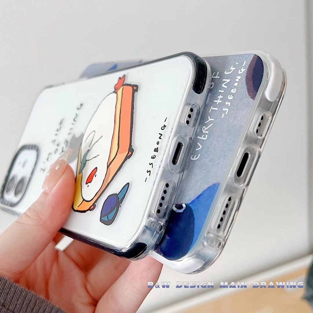 Ốp Điện Thoại Mềm Trong Suốt Chống Sốc In Hình Vịt Hoạt Hình Cho iPhone 13 12 11 Pro MAX IX XS MAX XR i6 6s 7 8 Plus
