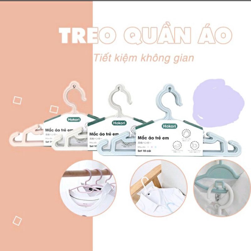 #Nhựa Việt Nhật - Song Long# Móc, ngoắc, mắc phơi quần áo trẻ em bằng nhựa đẹp hàng công ty dẻo, chắc chắn, đa chức năng