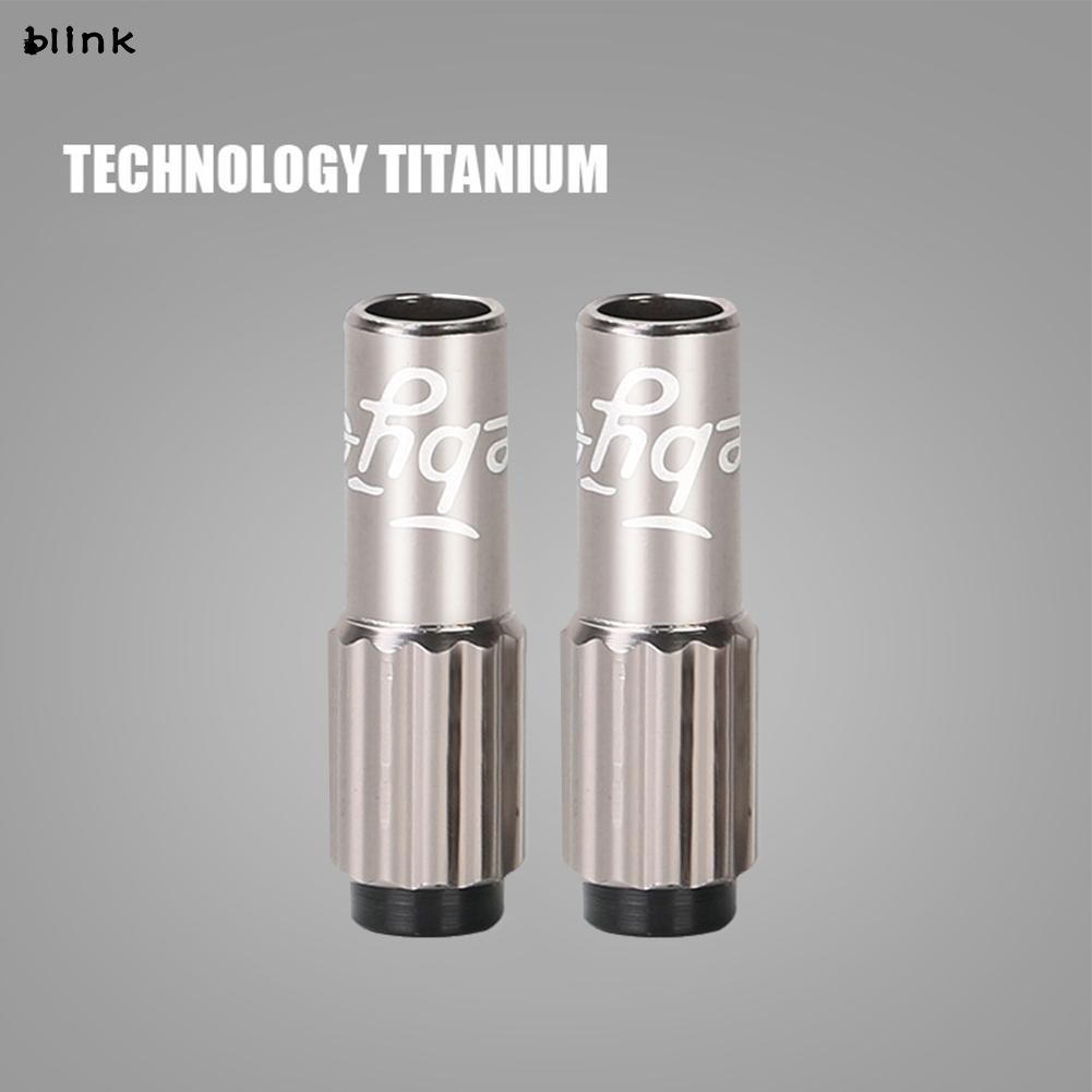 Set 2 Đầu Nối Dây Phanh Xe Đạp Bằng Hợp Kim Nhôm