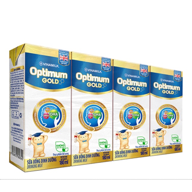 Thùng 48 Hộp sữa Pha sẵn Optimum Gold 180ml