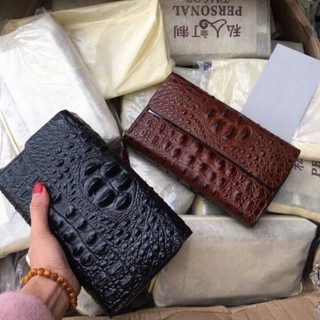 ❤️𝙁𝙍𝙀𝙀𝙎𝙃𝙄𝙋❤️ Clutch da ca sấu