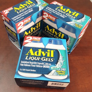 (Hàng Mỹ) Advil Liqui Gels hàng mới date 6/2023