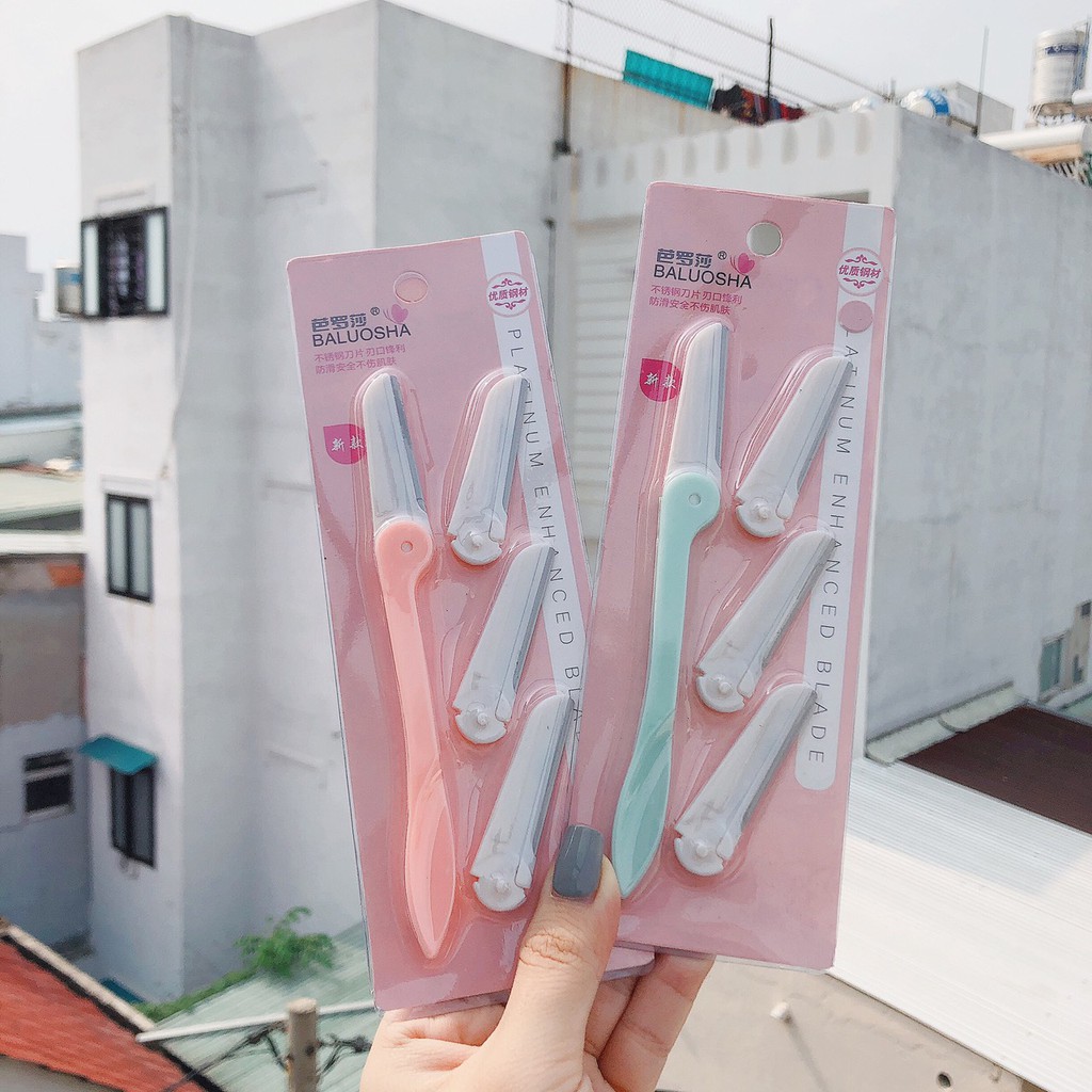 Set 3 Dao Tỉa Chân Mày Tiện Dụng 4015